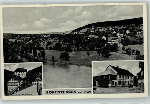 Hohentengen Schloss Röteln Auto Kirche Brücke