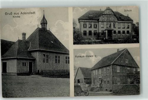 Adenstedt Konsum-Verein II Schule Dorfkirche
