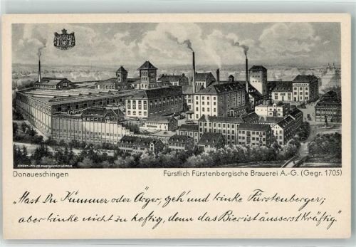 Donaueschingen Fürstlich Fürstenbergische AG Industrie