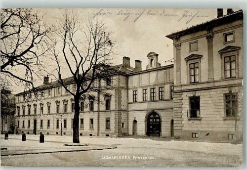 72488 W7480 Sigmaringen 1916 Foto AK Prinzenbau