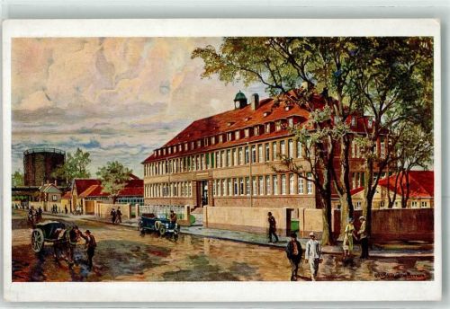 Troisdorf Mannstaedt-Werke AG Verwaltungsgebäude Oldtimer sign