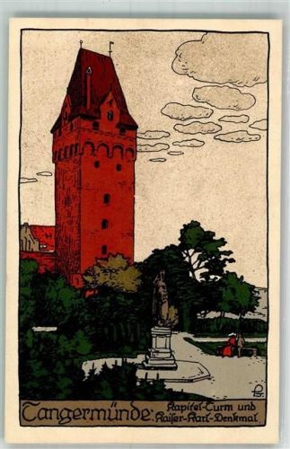 Tangermünde Kapitol-Turm Kaiser Karl-Denkmal
