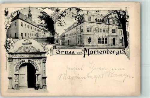 Marienberg Rathaus Kgl. Amtshauptmannschaft Rathausportal