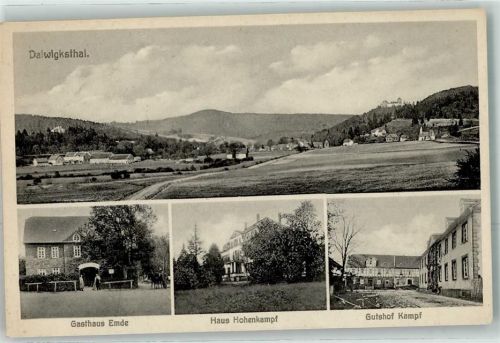 Dalwigksthal Gasthaus Emde Haus Hohenkampf Gutshaus Kampf