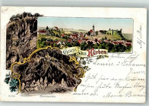 Hürben 1904 Charlotten- Höhle
