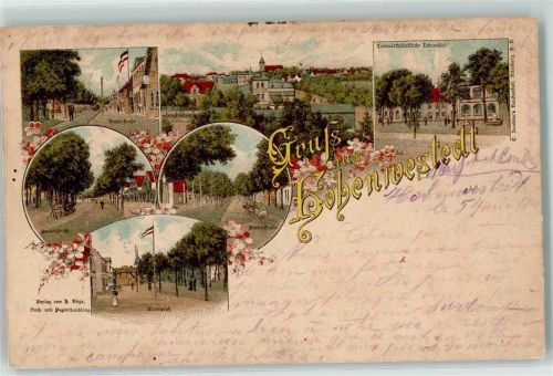 Hohenwestedt 1900 Landwirtschaftliche Lehranstalt Marktplatz