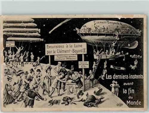 1910 Weltungergang Zeppelin
