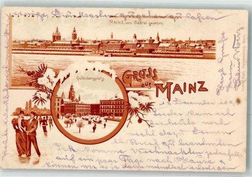 Mainz 1898 Gutenbergplatz