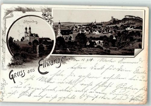 Ellwangen 1903 Schönenberg Vorläufer
