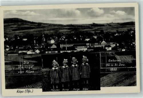 Küps die Vierlinge Geb. 30. u. 31 Dez. 1935