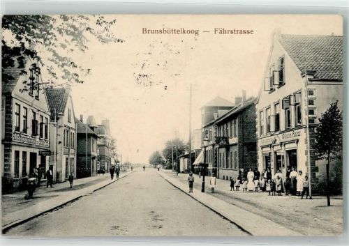 Brunsbüttelkoog 1913 Fährstraße