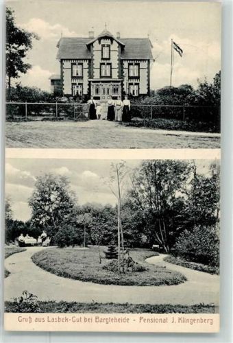 Bargteheide 1912 Lasbek-Gut Pensionat Klingenberg