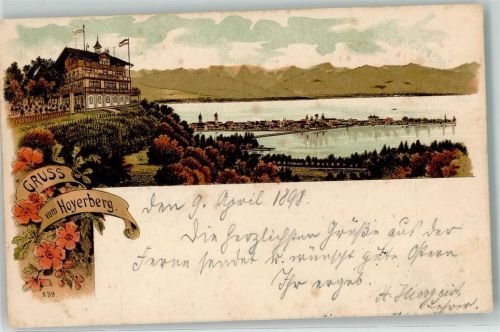 Hoyerberg 1898 Bodensee Gasthaus