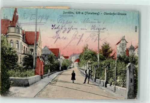 Dornbirn 1921 Oberdorfer Straße