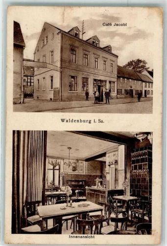 Waldenburg Cafe Jakobi Gastraum Tresen Kachelofen