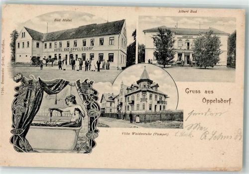 Bad Oppelsdorf Opolno Zdroj 1902 - Bad-Hotel Albert-Bad Moorbad Villa Waldesruhe
