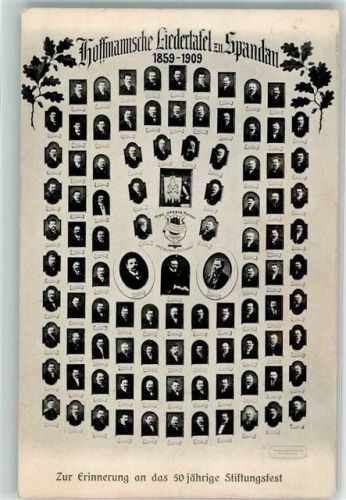 Spandau Hoffmannsche Liedertafel Portraits der Mitglieder