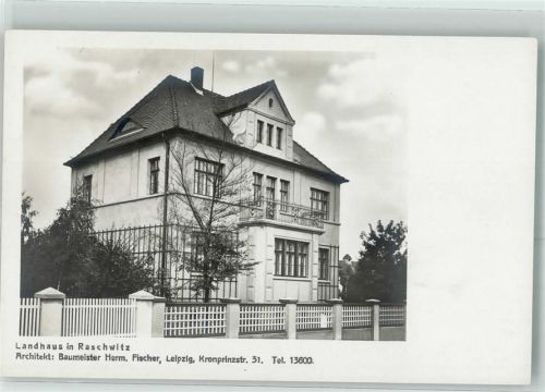 Raschwitz Landhaus Baumeister Herm. Fischer