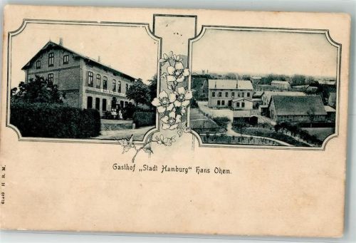 Lenzen Gasthaus Stadt Hamburg Ort handschriftlich