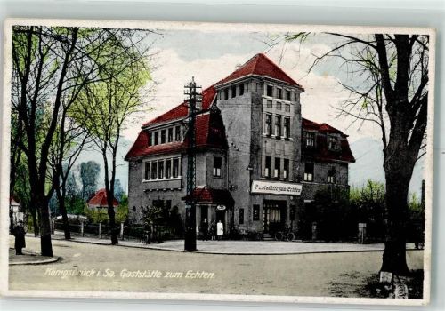 01936 O8293 Königsbrück - Gasthaus zum Echten Bahnpoststempel