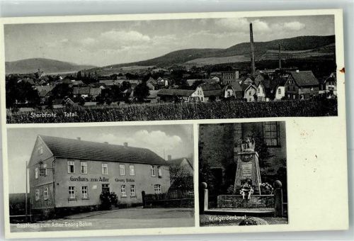 Sterbfritz Gasthaus Zum Adler Georg Böhm Kriegerdenkmal