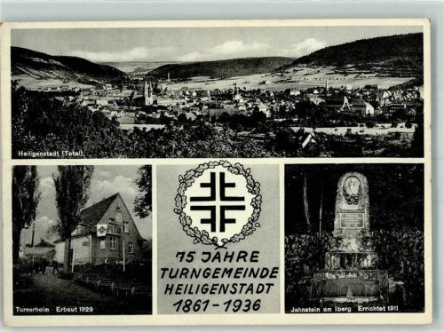 37308 O5630 Heilbad Heiligenstadt - 75 Jahre Turngemeinde Heiligenstad Turnerheim Jahnstein