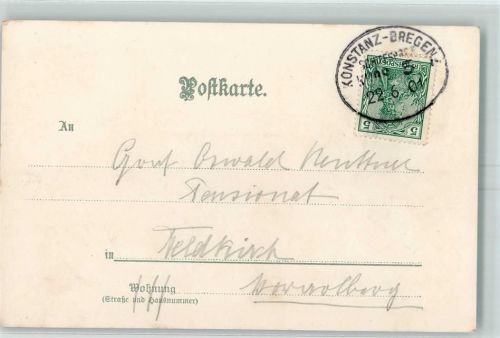 Konstanz-Bregenz Schiffspost Kurs 5 22.6.01