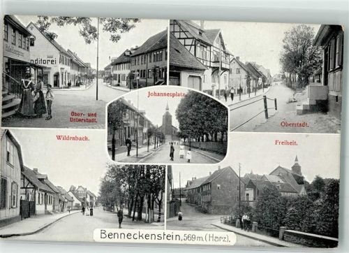Benneckenstein Wildenbach Freiheit Oberstadt Johannesplatz Unterstadt