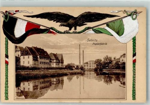 Sebnitz Fahne Adler Papierfabrik