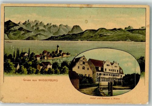 Wasserburg Alpen Bodensee Hotel zur Krone