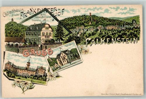 Falkenstein Gasthaus zum Frankfurter Hof Heilanstalt Villa Altkönig