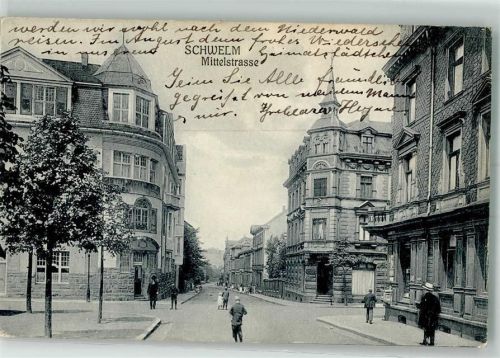 Schwelm 1911 Mittelstraße