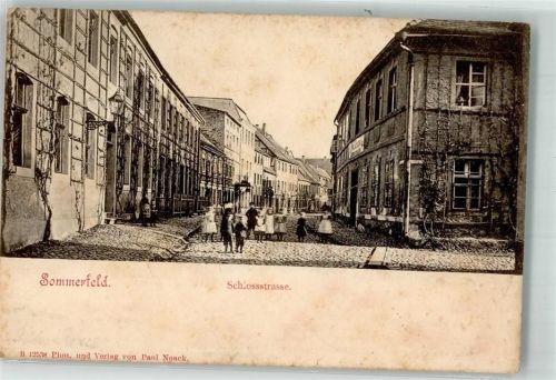 Sommerfeld 1902 Bahnpost Berlin Breslau Zug 4 3.2.02 Schlossstraße