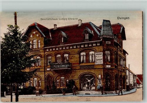 Duingen Geschäftshaus Albrecht Möbelhandlung