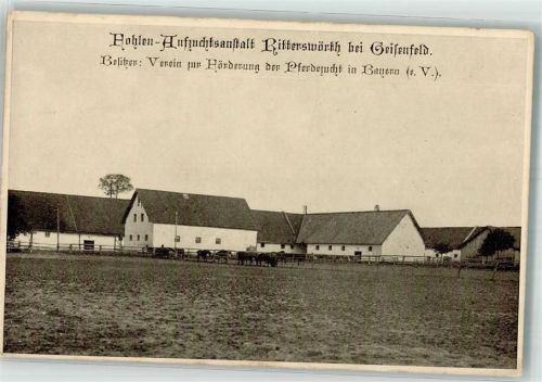 Geisenfeld Fohlen-Aufzuchtsanstalt Ritterswörth Pferdeweide