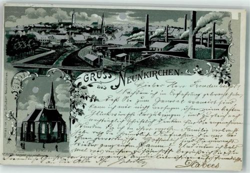 Neunkirchen 1903 Ev. Kirche Eisenweke