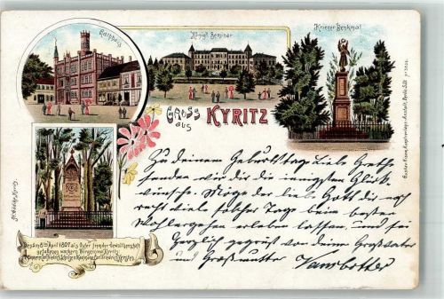 Kyritz Rathaus Kgl. Seminar Kriegerdenkmal Ehrenmal