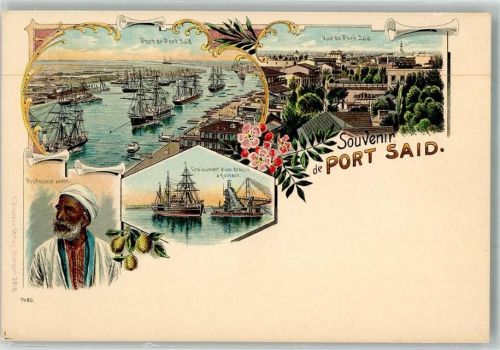 Port Said Hafen Tracht