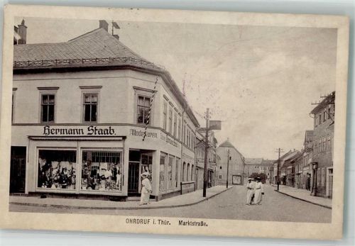Ohrdruf 1917 Marktstraße 4. Kompagnie Inf. Reg. No. 624