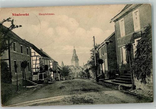 Nümbrecht 1910 Hauptstraße