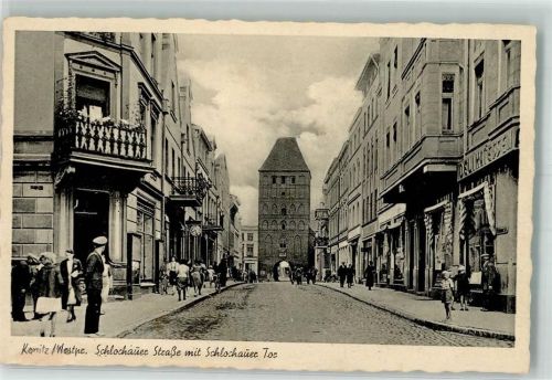 Konitz 1941 Feldpost WK II Schlochauer Straße Schlocher Tor