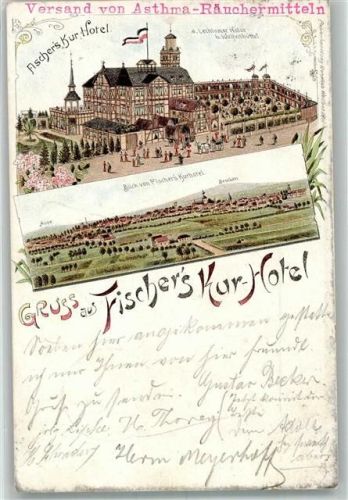 Wolfenbüttel 1898 Kurhotel Fischer
