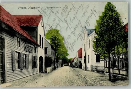 Preußisch Oldendorf 1908 Spiegelstraße