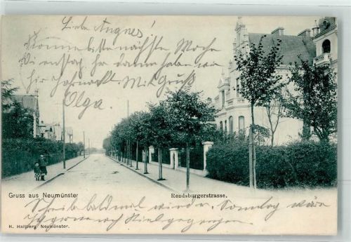 Neumünster 1901 Rendsburgerstraße Villen