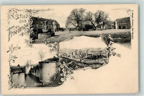 Friedewald Schloß-Ruine Schloß-Hof Brunnen