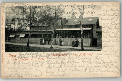 Lenzen 1901 Gasthaus Schützenhaus