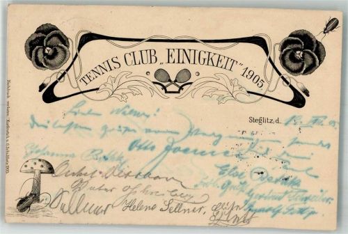 Steglitz 1905 Jugendstil Club Einigkeit Pilz Käfer