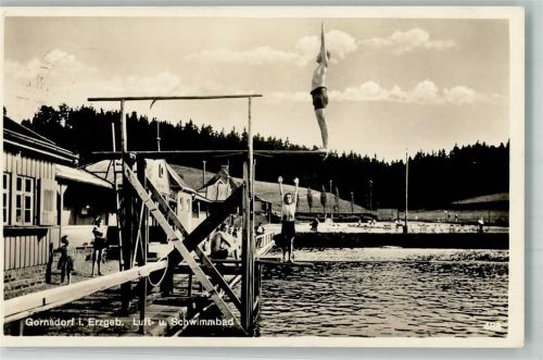 Gornsdorf Schwimmbad Sprungbrett