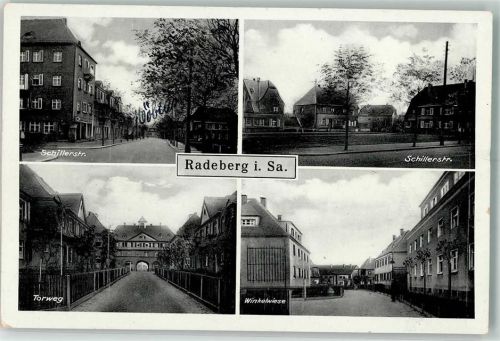 Radeberg Schillerstraße Torweg Winkelwiese