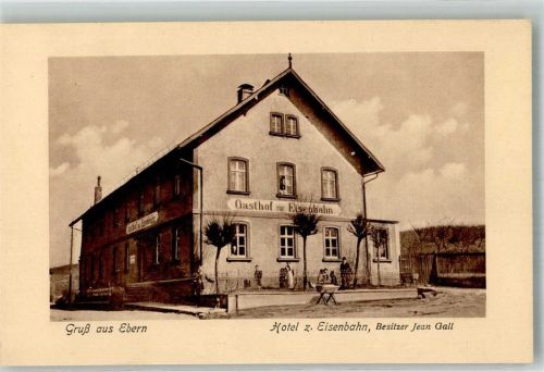 Ebern 1912 Hotel zur Eisenbahn